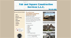 Desktop Screenshot of fairandsquareconstruction.com